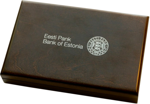 2010 Estonia Last kroon Gold and Silver Coin Set (8)