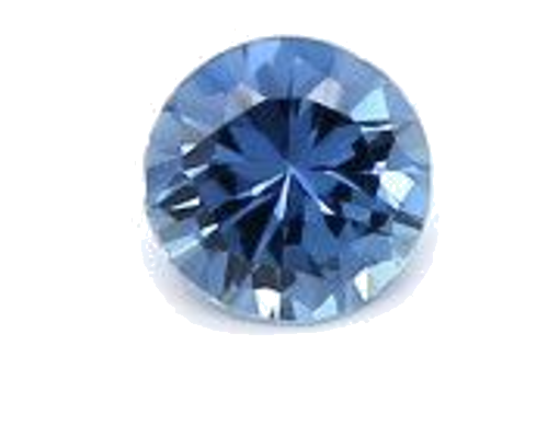 0.11 carat BLUE BRILLIANT cut Round Safyras (1)