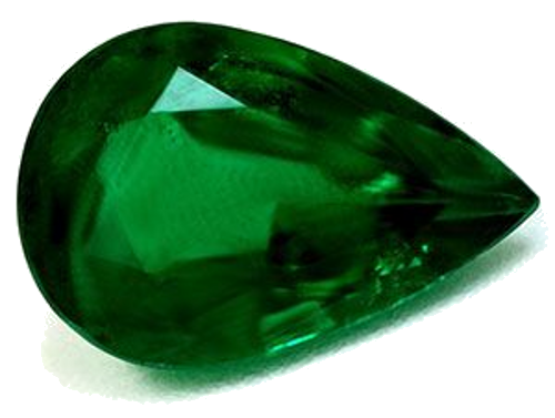 1.72 carat GREEN Pear Smaragdas (1)