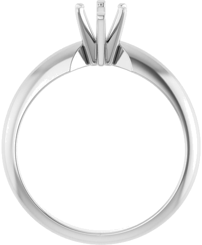 14K White 8.5x4.5 mm Marquise Six-Prong Solitaire Engagement Ring Mounting (2)