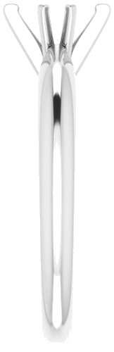 Sužadėtuvių Žiedas „Heavy Solitaire“ 585 Baltojo Aukso Marquise 6mm x 3mm (4)