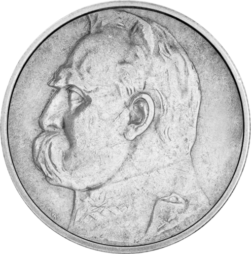 10 zlotych Jozef Piłsudski (1934-1939) Poland silver coin (1)