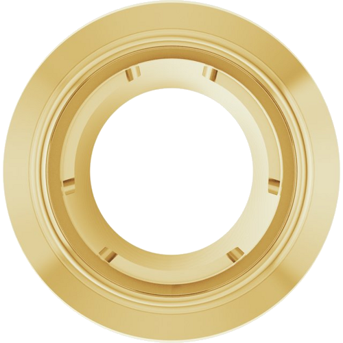 Pakabukas „Round Bezel-Set Slide“ 585 Geltonojo Aukso Round 3mm (1)