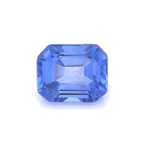 1.05 carat BLUE STEP cut Octagonal Safyras (1)