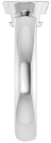 Sužadėtuvių Žiedas „Bezel-Set Solitaire“ 585 Baltojo Aukso Round 6.5mm (4)