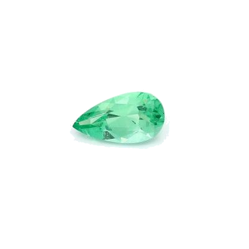 0.63 carat GREEN BRILLIANTFANCY cut Pear Smaragdas (1)