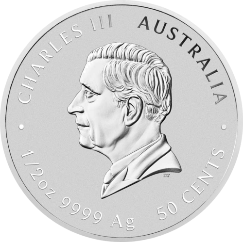 1/2 oz Year of the Snake 2025 (Lunar III) Australian Silver Coin (2)
