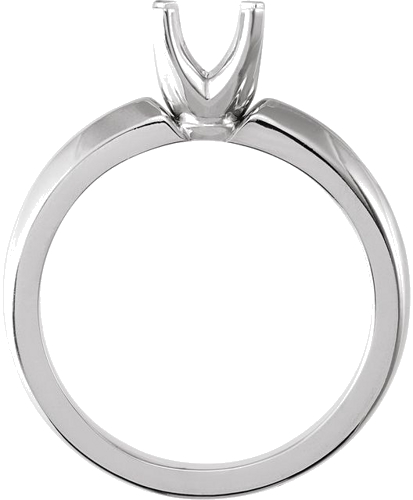 Sužadėtuvių Žiedas „Low Solstice Solitaire®“ 585 Baltojo Aukso Round 6.5mm (2)