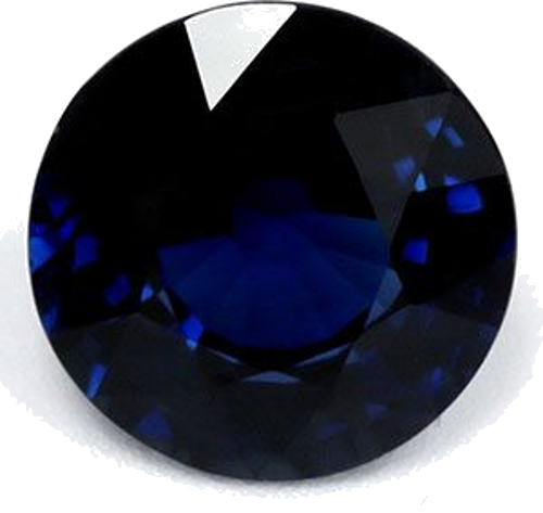 1.66 carat BLUE Round Safyras (1)