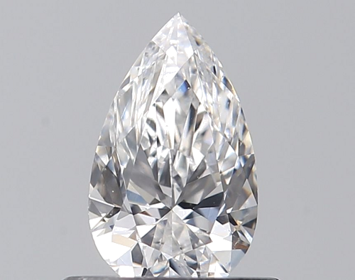 0.52 carat E-SI1 Natūralus Pear Deimantas (1)