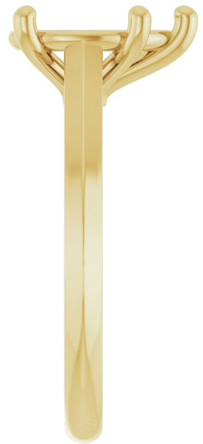 Sužadėtuvių Žiedas „Solitaire“ 585 Geltonojo Aukso Pear Shape 10mm x 7mm (4)