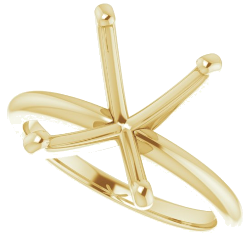 Sužadėtuvių Žiedas „Solitaire“ 585 Geltonojo Aukso Emerald 11mm x 9mm (5)