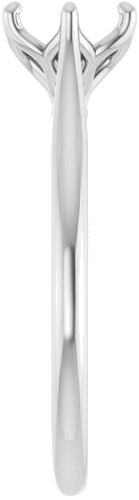 Sužadėtuvių Žiedas „Solitaire“ 585 Baltojo Aukso Round 6.5mm (4)