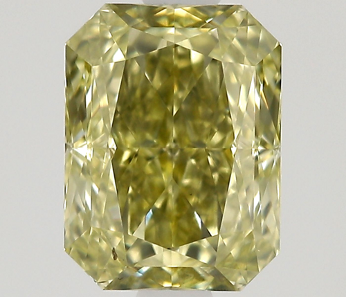 0.73 carat Fancy Brownish Greenish Yellow-SI2 Natūralus Radiant Deimantas (1)