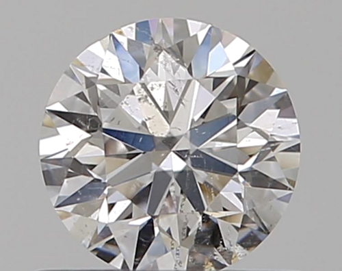 0.5 carat F-SI2 Excellent cut Natūralus Round Deimantas (1)