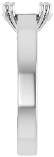 Sužadėtuvių Žiedas „Solitaire“ 585 Baltojo Aukso Oval 9mm x 7mm (4)