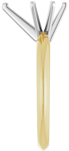 Sužadėtuvių Žiedas „Lightweight Solitaire“ 585 Baltojo Ir Geltonojo Aukso Pear Shape 10mm x 6mm (4)