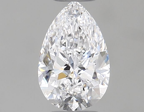 0.4 carat D-VVS1 Natūralus Pear Deimantas (1)