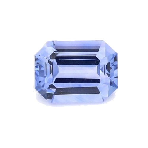 2.31 carat BLUE STEP cut Octagonal Safyras (1)