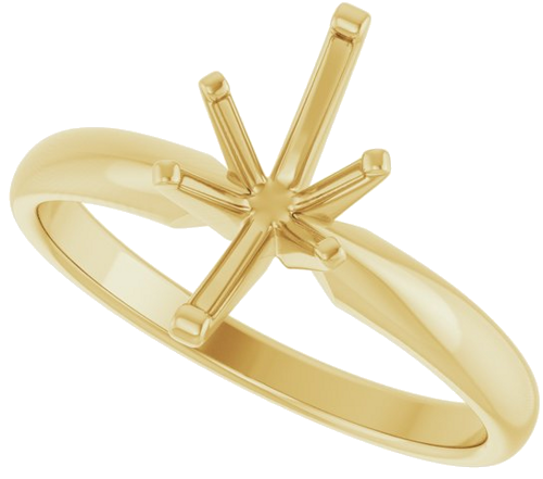 14K Yellow 10.5x5.5 mm Marquise Solitaire Engagement Ring Mounting (5)