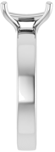 Sužadėtuvių Žiedas „Solitaire“ 585 Baltojo Aukso Emerald 8mm x 6mm (4)