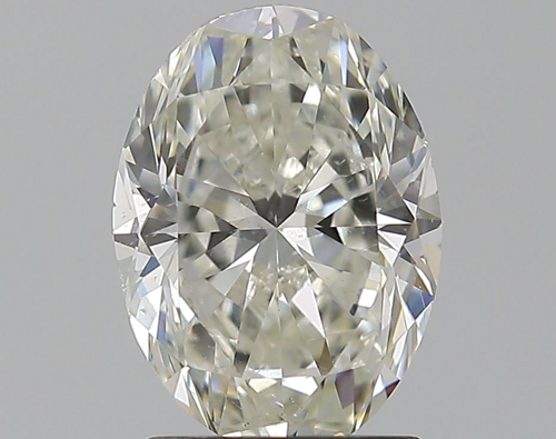 1.7 carat J-SI1 Natūralus Oval Deimantas (1)