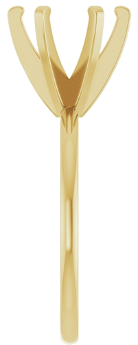 Sužadėtuvių Žiedas „Solitaire“ 585 Geltonojo Aukso Round 8.2mm (4)