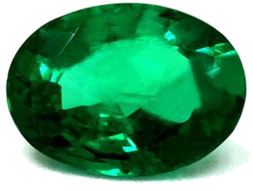 0.97 carat GREEN Oval Smaragdas (1)