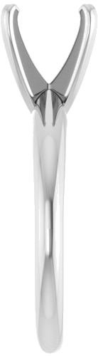 Sužadėtuvių Žiedas „Solitaire“ 950 Platinos Round 7.8mm x 8.6mm (4)