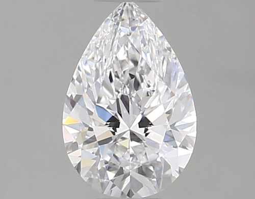 0.51 carat D-VVS2 Natūralus Pear Deimantas (1)