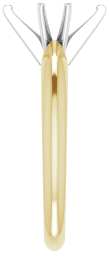 14K Yellow   White 9.5x5 mm Marquise Six-Prong Solitaire Engagement Ring Mounting (4)