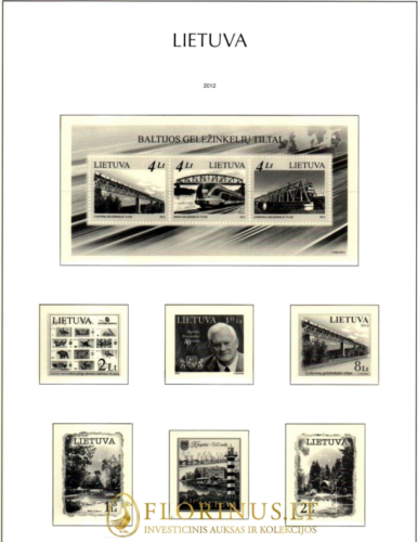 Lithuania 2010 - 2019 m. (Illustrated album pages) (2)