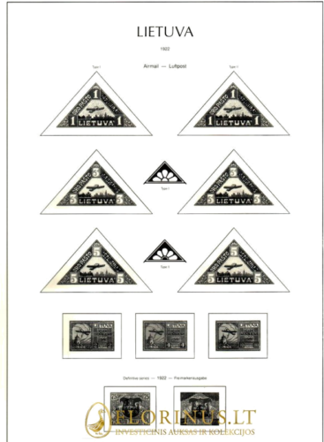 Lithuania 1918 - 1940 (Illustrated album pages) (2)