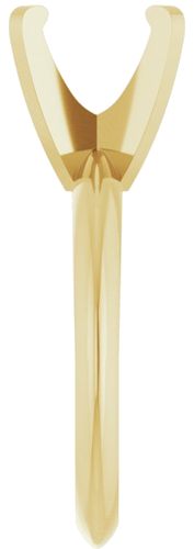 Sužadėtuvių Žiedas „Solitaire“ 585 Geltonojo Aukso Oval 9mm x 7mm (4)