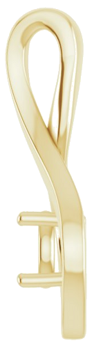 14K Yellow 4.8 mm Round Pendant Mounting (3)