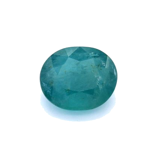 3.62 carat BLUE BRILLIANTSTEP cut Oval Grandidierite (1)