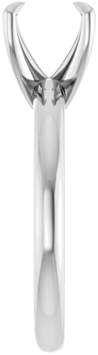 Sužadėtuvių Žiedas „Solitaire“ 585 Baltojo Aukso Round 8mm (4)