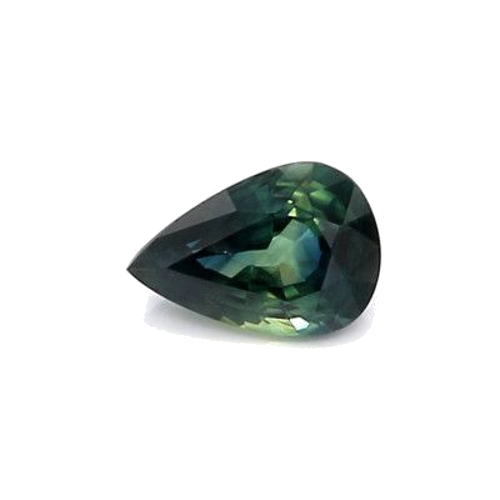 0.83 carat BLUE MODIFIEDBRILLIANTSTEP cut Pear Safyras (1)