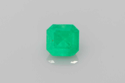 1.04 carat GREEN Asscher Smaragdas (1)