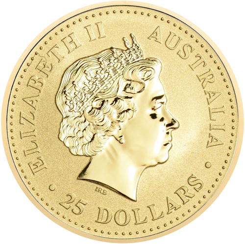 1/4 oz Year of the Rooster (Lunar I) 2005 Australia Gold Coin (2)