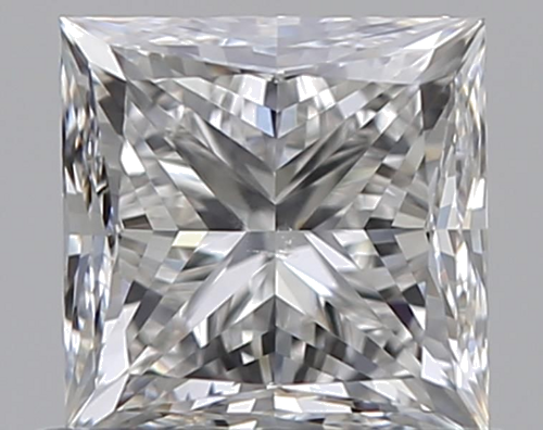 0.7 carat F-SI1 Natūralus Princess Deimantas (1)