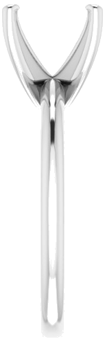 Sužadėtuvių Žiedas „Solitaire“ 585 Baltojo Aukso Round 9.4mm (4)