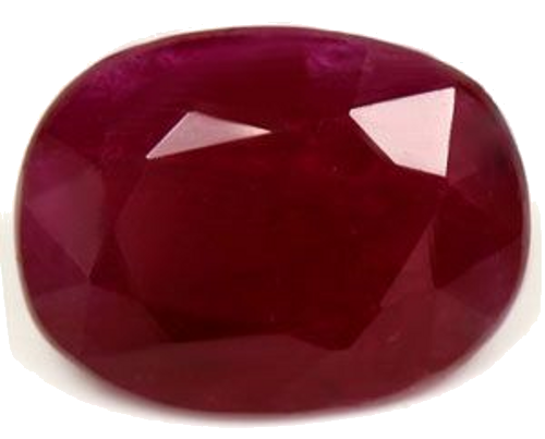 2.1 carat RED Oval Rubinas (1)
