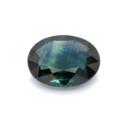 1.38 carat BLUE BRILLIANTSTEP cut Oval Safyras (1)