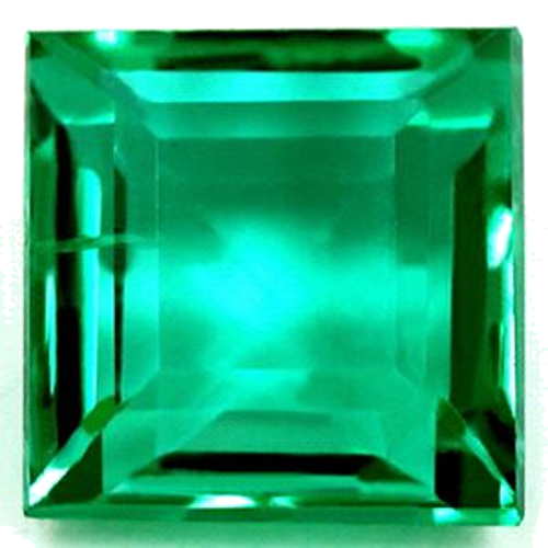 1.11 carat GREEN Square Smaragdas (1)