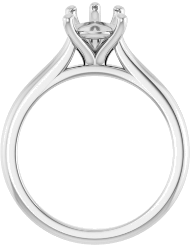 Sužadėtuvių Žiedas „Solitaire“ 585 Baltojo Aukso Pear Shape 10mm x 7mm (2)