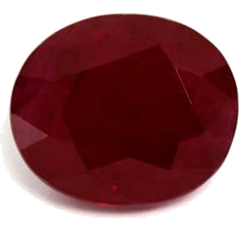 3.92 carat RED Oval Rubinas (1)