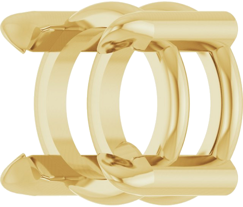 Pakabukas „Solitaire Slide“ 585 Geltonojo Aukso Round 5mm (2)