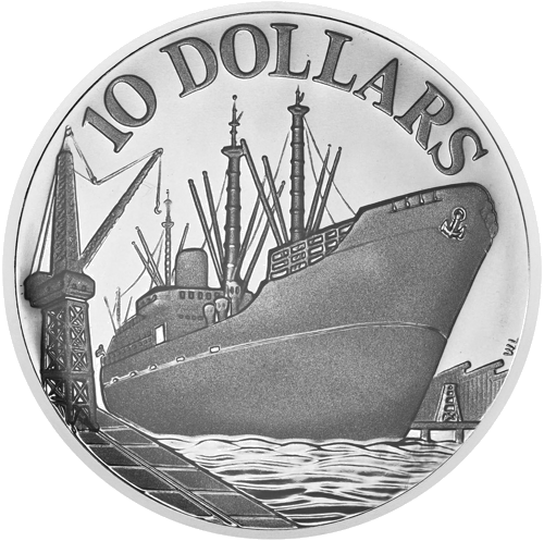 1976 Independence Singapore 10 Dollar Silver Coin (1)