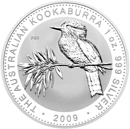 2009 Kookaburra Australia 1 oz Silver Coin (1)